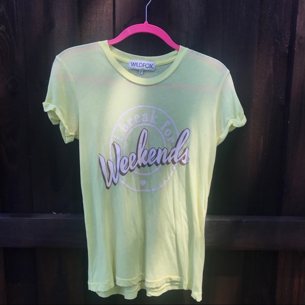 Wildfox Tee 💛